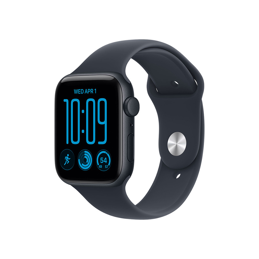 Apple Watch SE3 v2 Cellular 40mm Midnight Aluminium Case with Navy Blue Sport Band - M/L (Új)